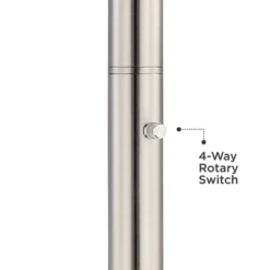 Possini Euro Design Light Blaster Art Deco Torchiere Floor Lamp 72 1/2" Tall Brushed Nickel LED Frosted Glass Bowl Shade For Living Room Bedroom House 12 Possini Euro Design Light Blaster Art Deco Torchiere Floor Lamp 72 1/2" Tall Brushed Nickel LED Frosted Glass Bowl Shade For Living Room Bedroom House -Home Decor GUEST 739e6cc9 5288 4837 b117 bf279c8a9867