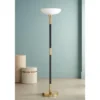 Possini Euro Design Modern Torchiere Floor Lamp Light Blaster LED 72.25" Tall Antique Brass And Matte Black Opal Glass For Living Room Bedroom 1 Possini Euro Design Modern Torchiere Floor Lamp Light Blaster LED 72.25" Tall Antique Brass And Matte Black Opal Glass For Living Room Bedroom -Home Decor GUEST 751b3543 5a0e 4ff7 99c3 67e8935ea080