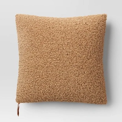 Oversized Teddy Boucle Toss Square Throw Pillow - Threshold™ 8 Oversized Teddy Boucle Toss Square Throw Pillow - Threshold™ - Image 6