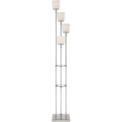 Possini Euro Design Modern Tree Floor Lamp With USB Charging Port 4-Light 72" Tall Brushed Nickel Glass Shade Living Room Reading 17 Possini Euro Design Modern Tree Floor Lamp With USB Charging Port 4-Light 72" Tall Brushed Nickel Glass Shade Living Room Reading -Home Decor GUEST 788c85f5 5da2 46be 9e0e 119e5f96e772