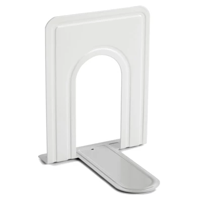 Juvale 12 Pack Metal Bookends For Shelves, Heavy Duty White Book Stoppers For Library, Living Room, Or Office (5x6.6x 5.8 In) 7 Juvale 12 Pack Metal Bookends For Shelves, Heavy Duty White Book Stoppers For Library, Living Room, Or Office (5x6.6x 5.8 In) - Image 5