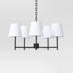 5 Arm Shaded Chandelier - Threshold™ 13 5 Arm Shaded Chandelier - Threshold™ -Home Decor GUEST 7acf848b 4c0f 48ef 9863 fc259012496e