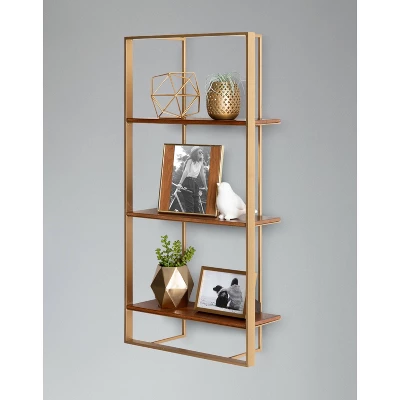 15" X 32" Kercheval Modern Wood Shelf - Kate & Laurel All Things Decor 7 15" X 32" Kercheval Modern Wood Shelf - Kate & Laurel All Things Decor - Image 5