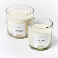 Clear Glass Cypress & Juniper Candle White - Threshold™ Designed With Studio McGee -Home Decor GUEST 7d898c39 8a13 4ddb bd04 1def94ae2a46