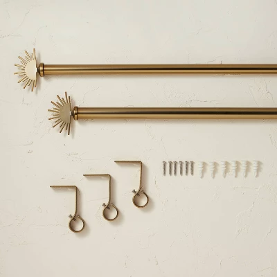 Sunrise Curtain Rod Brass - Opalhouse™ Designed With Jungalow™ 5 Sunrise Curtain Rod Brass - Opalhouse™ Designed With Jungalow™ - Image 3