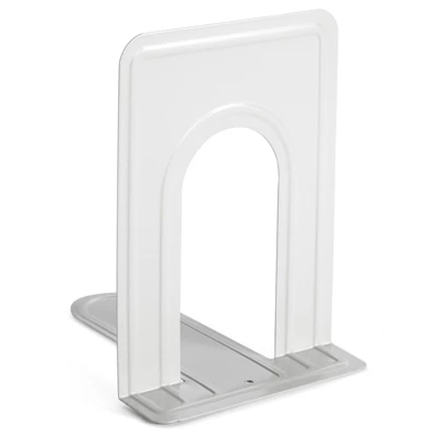 Juvale 12 Pack Metal Bookends For Shelves, Heavy Duty White Book Stoppers For Library, Living Room, Or Office (5x6.6x 5.8 In) 6 Juvale 12 Pack Metal Bookends For Shelves, Heavy Duty White Book Stoppers For Library, Living Room, Or Office (5x6.6x 5.8 In) - Image 4