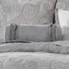 Perla Grey Solid Neckroll Decorative Pillow - Levtex Home -Home Decor GUEST 83555dd4 cbf5 4120 9433 da2874827eef