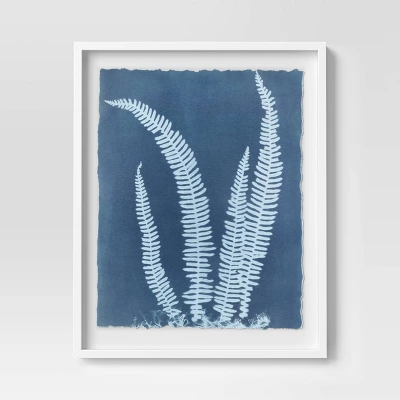 (Set Of 2) 16" X 20" Float Mount Plant Print Framed Wall Poster Set White - Threshold™ 4 (Set Of 2) 16" X 20" Float Mount Plant Print Framed Wall Poster Set White - Threshold™ - Image 2