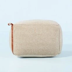 Hand-Woven Pouf Ottoman With Leather Trim - Hearth & Hand™ With Magnolia 9 Hand-Woven Pouf Ottoman With Leather Trim - Hearth & Hand™ With Magnolia -Home Decor GUEST 8d106510 8616 40b4 8476 5f3a3267b4a3