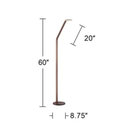 Possini Euro Design Magnum Modern Task Floor Lamp 61" Tall French Bronze Brown Metal LED Adjustable For Living Room Reading Bedroom Office House Home 16 Possini Euro Design Magnum Modern Task Floor Lamp 61" Tall French Bronze Brown Metal LED Adjustable For Living Room Reading Bedroom Office House Home -Home Decor GUEST 8f9282ea ef7d 4ebc 9c78 ebead13ea845