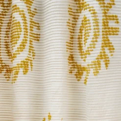 1pc 50"x84" Light Filtering Jacquard Curtain Panel Gold - Opalhouse™ Designed With Jungalow™ -Home Decor GUEST 914fca59 4940 4a38 977a d369d522b944