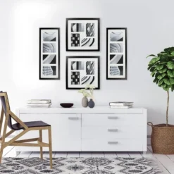 Thin Collage Frame Holds Four 4" X 6" Photos Black - Room Essentials™ 8 Thin Collage Frame Holds Four 4" X 6" Photos Black - Room Essentials™ -Home Decor GUEST 92031546 a124 47e0 807c 56020352aad6