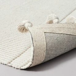 Texture Border Stripe Rug Cream/Silver Gray - Hearth & Hand™ With Magnolia 8 Texture Border Stripe Rug Cream/Silver Gray - Hearth & Hand™ With Magnolia -Home Decor GUEST 94669fa7 9809 4e40 99dd 993073cf36dc