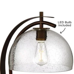 Possini Euro Design Modern Desk Lamps Set Of 2 With USB Port 22 1/2" High Bronze LED Clear Seeded Glass Shade For Bedroom Office 14 Possini Euro Design Modern Desk Lamps Set Of 2 With USB Port 22 1/2" High Bronze LED Clear Seeded Glass Shade For Bedroom Office -Home Decor GUEST 94f8b08b 460e 4367 b974 fdf11d3b35a4