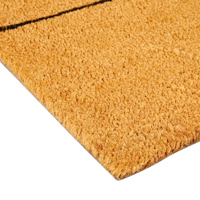 Juvale Natural Coco Coir Large Door Mat, Happy Place Long Outdoor Rug, 17 X 60 In 9 Juvale Natural Coco Coir Large Door Mat, Happy Place Long Outdoor Rug, 17 X 60 In - Image 7