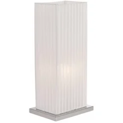 360 Lighting Cube Modern Accent Table Lamp 19 3/4" High White Ribbon Fabric Shade For Bedroom Living Room Bedside Nightstand Office Kids Family House 10 360 Lighting Cube Modern Accent Table Lamp 19 3/4" High White Ribbon Fabric Shade For Bedroom Living Room Bedside Nightstand Office Kids Family House -Home Decor GUEST 98ac9407 416c 4624 9174 94445221659e