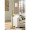 Possini Euro Design Kinsey Modern Downbridge Floor Lamp 67" Tall Warm Brass Metal Stone Pattern Glass Shade For Living Room Reading Bedroom Office 1 Possini Euro Design Kinsey Modern Downbridge Floor Lamp 67" Tall Warm Brass Metal Stone Pattern Glass Shade For Living Room Reading Bedroom Office -Home Decor GUEST 9a0b3dcf 795c 4e67 b728 b655c3d4847e