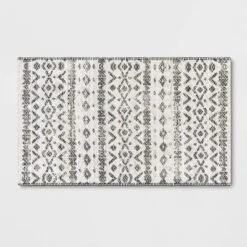 Diamond Printed Accent Aztec Rug Black - Opalhouse™ -Home Decor GUEST 9a5f0d3a 6dc0 4cc2 a7e1 7c16bb3d54a2