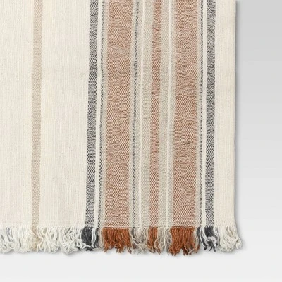 Cotton Striped Table Runner - Threshold™ 4 Cotton Striped Table Runner - Threshold™ - Image 2