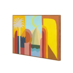 36" X 24" Time And Place Framed Wall Art - Opalhouse™ Designed With Jungalow™ -Home Decor GUEST 9c3c17eb 2344 4535 a042 18d5bb6c9f6c