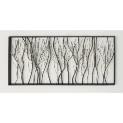 Metal Tree Distressed Dimensional Branch Wall Decor With Black Frame Silver - Olivia & May 8 Metal Tree Distressed Dimensional Branch Wall Decor With Black Frame Silver - Olivia & May -Home Decor GUEST 9e915211 409e 44b7 9906 1f57e5ada243