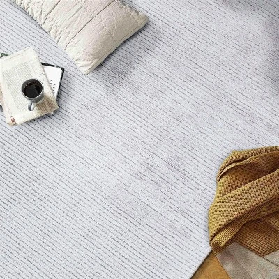 World Rug Gallery Contemporary Distressed Stripe Machine Washable Area Rug 10 World Rug Gallery Contemporary Distressed Stripe Machine Washable Area Rug - Image 8