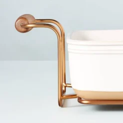 4.25qt Oven-to-Table Stoneware Baking Dish With Cradle Carrier Cream/Clay - Hearth & Hand™ With Magnolia 7 4.25qt Oven-to-Table Stoneware Baking Dish With Cradle Carrier Cream/Clay - Hearth & Hand™ With Magnolia -Home Decor GUEST a6a6fc4c f8f3 4913 a404 ef592b5d98a2