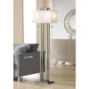 Possini Euro Design Modern Floor Lamp 62" Tall Brushed Nickel Openwork Rectangular Profile Off White Fabric Shade For Living Room Reading 2 Possini Euro Design Modern Floor Lamp 62" Tall Brushed Nickel Openwork Rectangular Profile Off White Fabric Shade For Living Room Reading -Home Decor GUEST a70aac13 60f5 4f6b b2da 1f329096ab79