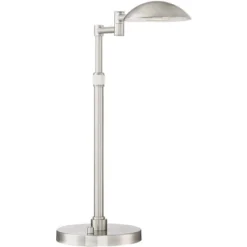 Possini Euro Design Eliptik Modern Desk Table Lamp 24 1/2" High Satin Nickel LED Swing Arm Adjustable Height For Bedroom Living Room Nightstand Office 15 Possini Euro Design Eliptik Modern Desk Table Lamp 24 1/2" High Satin Nickel LED Swing Arm Adjustable Height For Bedroom Living Room Nightstand Office -Home Decor GUEST aa0f4a29 bec0 4111 8c72 01b67ee54c62