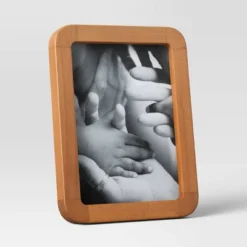 Rounded Corner Medium Wood Single Image Table Frame Brown - Threshold™ -Home Decor GUEST aeaeb5b7 44c7 47fb 8eca 6a931e23c090