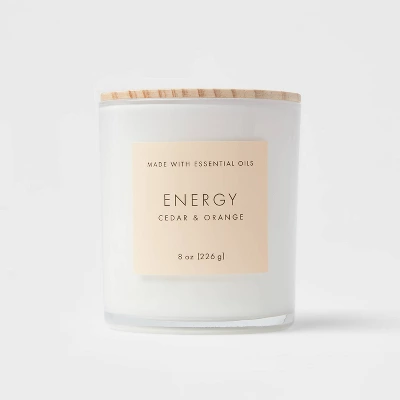 Wood Lidded Glass Wellness Energy Candle - Threshold™ 6 Wood Lidded Glass Wellness Energy Candle - Threshold™ - Image 4