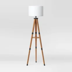 Tripod Floor Lamp With Shelf Brown Wood - Threshold™ 10 Tripod Floor Lamp With Shelf Brown Wood - Threshold™ -Home Decor GUEST b1b8ca20 55ea 4c4e bc34 1f4ca7a73cd2