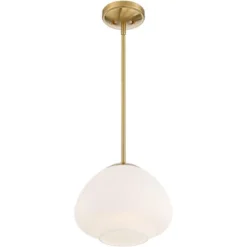 Possini Euro Design Orilla Brass Mini Pendant Light 11 3/4" Wide Mid Century Modern White Opal Glass Shade For Dining Room House Foyer Kitchen Island 12 Possini Euro Design Orilla Brass Mini Pendant Light 11 3/4" Wide Mid Century Modern White Opal Glass Shade For Dining Room House Foyer Kitchen Island -Home Decor GUEST b30bd1e8 35ac 46e4 afe7 4dbfc3645d7c