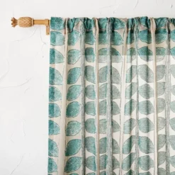 1pc Sheer Vines Burnout Window Curtain Panel Green - Opalhouse™ Designed With Jungalow™ 5 1pc Sheer Vines Burnout Window Curtain Panel Green - Opalhouse™ Designed With Jungalow™ -Home Decor GUEST b38793c7 7965 4c9a bc58 969980b670d9