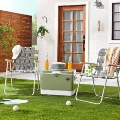 Hard-Sided 80can/54qt Two-Tone Cooler Green/Cream - Hearth & Hand™ With Magnolia