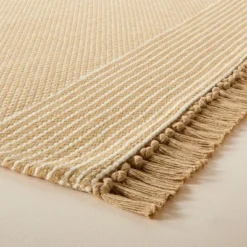 Patterned Border Stripe Area Rug Khaki - Hearth & Hand™ With Magnolia -Home Decor GUEST b6789562 323e 48cb 8381 9aa254dce55e