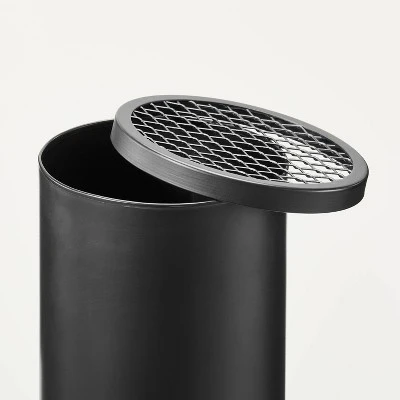 Wood Burning Outdoor Metal Fire Pit Chimenea Black - Hearth & Hand™ With Magnolia 5 Wood Burning Outdoor Metal Fire Pit Chimenea Black - Hearth & Hand™ With Magnolia - Image 3