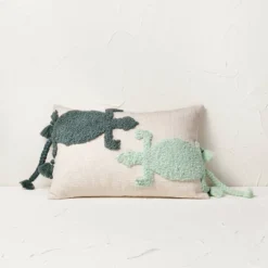 Two Lizard Punch Needle Lumbar Throw Pillow - Opalhouse™ Designed With Jungalow™ 11 Two Lizard Punch Needle Lumbar Throw Pillow - Opalhouse™ Designed With Jungalow™ -Home Decor GUEST b928f6a8 8ca3 4efd 8799 466299a95a4e