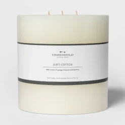 Pillar Candle Soft Cotton White - Threshold™ 12 Pillar Candle Soft Cotton White - Threshold™ -Home Decor GUEST ba85ccc0 51d2 49b1 b7fa 9591207f9ad8