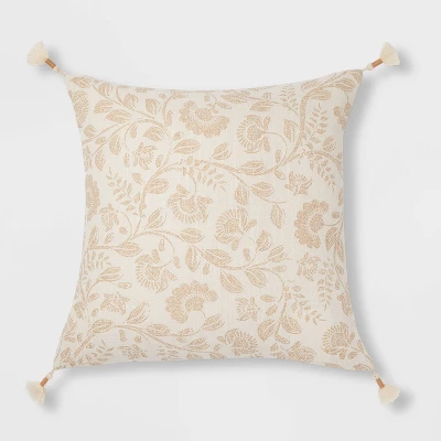 Jacobean Square Throw Pillow - Threshold™ 7 Jacobean Square Throw Pillow - Threshold™ - Image 5