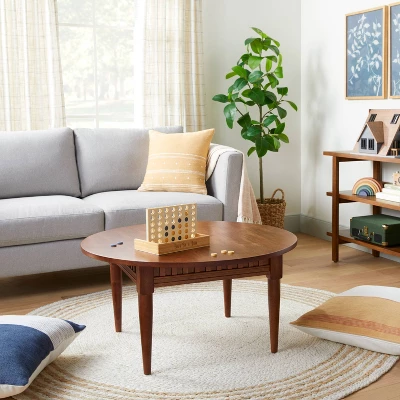 Round 6' Multi Stripe Braided Jute Area Rug Cream/Tan - Hearth & Hand™ With Magnolia 3 Round 6' Multi Stripe Braided Jute Area Rug Cream/Tan - Hearth & Hand™ With Magnolia