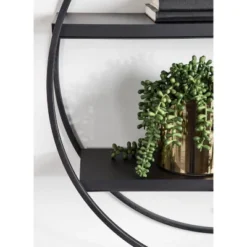 24" Diameter Sequoia Wood And Metal Round Wall Shelf - Kate & Laurel All Things Decor 18 24" Diameter Sequoia Wood And Metal Round Wall Shelf - Kate & Laurel All Things Decor -Home Decor GUEST bf82a7ce 8350 452d a743 df224ffe0d7f