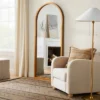 32" X 72" Wooden Arch Mirror Brown - Threshold™ Designed With Studio McGee -Home Decor GUEST c03ca1e5 99ff 4bad a85c 204e39313edb