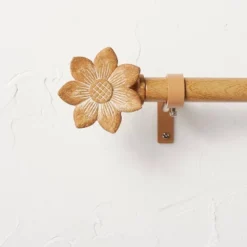 Flower Faux Wood Curtain Rod Natural Wood - Opalhouse™ Designed With Jungalow™ 9 Flower Faux Wood Curtain Rod Natural Wood - Opalhouse™ Designed With Jungalow™ -Home Decor GUEST c5b5a613 8f9b 4e84 9eff 5ca6e3369a7b