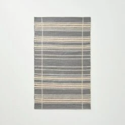 Wool Blend Variegated Stripe Area Rug Dark Gray - Hearth & Hand™ With Magnolia 13 Wool Blend Variegated Stripe Area Rug Dark Gray - Hearth & Hand™ With Magnolia -Home Decor GUEST c629a83d a738 4bab bd2a 06965392a6e8