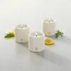 9oz Basil/Lemon/Thyme Speckled Ceramic Kitchen Candle Set - Hearth & Hand™ With Magnolia 2 9oz Basil/Lemon/Thyme Speckled Ceramic Kitchen Candle Set - Hearth & Hand™ With Magnolia -Home Decor GUEST c68b6884 c129 4533 a5c9 3281c1ca2ce2