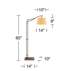 Franklin Iron Works Tahoe Rustic Industrial Downbridge Arc Floor Lamp 60" Tall Bronze Metal Faux Leather Empire Shade For Living Room Reading Bedroom 16 Franklin Iron Works Tahoe Rustic Industrial Downbridge Arc Floor Lamp 60" Tall Bronze Metal Faux Leather Empire Shade For Living Room Reading Bedroom -Home Decor GUEST cdcb0041 14d4 4985 b75a b2028eeb3b00