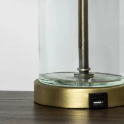 Fillable Accent With USB Table Lamp Brass - Threshold -Home Decor GUEST cde816b4 4d22 45b7 aad0 2e1664c1a18c