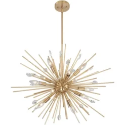 Possini Euro Design Janae Plated Gold Chandelier 29 1/2" Wide Modern Sputnik 12-Light Fixture For Dining Room House Foyer Kitchen Island Entryway 13 Possini Euro Design Janae Plated Gold Chandelier 29 1/2" Wide Modern Sputnik 12-Light Fixture For Dining Room House Foyer Kitchen Island Entryway -Home Decor GUEST d2ee25e0 8698 4b6a b1c0 66a5efef7c3f