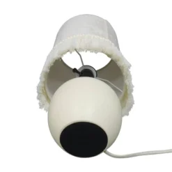 Small Table Lamp With Fringe Shade Off-White (Includes LED Light Bulb) - Opalhouse™ Designed With Jungalow™ -Home Decor GUEST d90258f8 fdb3 4965 9481 654431d459c8